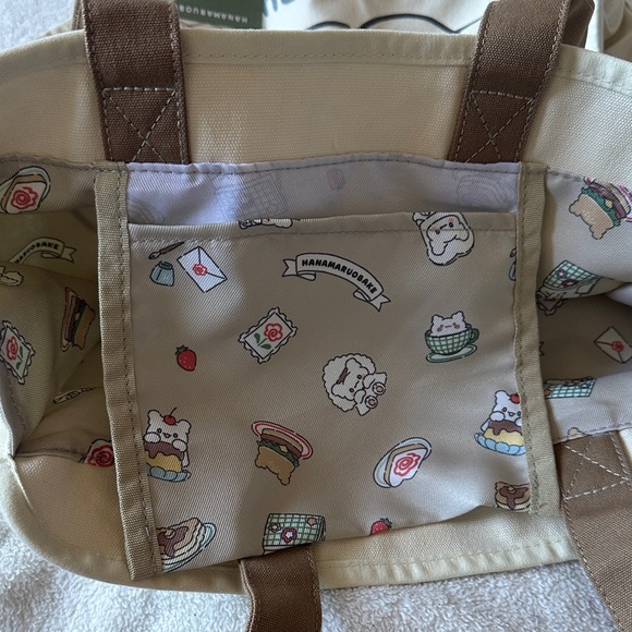 Sanrio Hanamaruobake Tote and Pouch Set | Double-Sided Tote | Kawaii | Wallet - Picture 11 of 14
